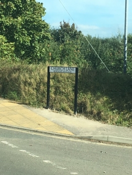 Photo Gallery Image - Church Lane Sign
