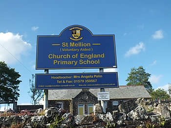 Photo Gallery Image - St Mellion Primary School Sign