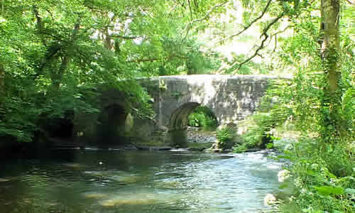 Clapper Bridge over the River Lynher